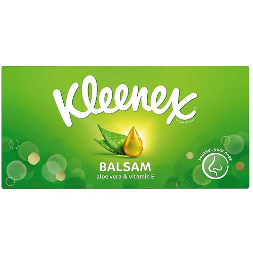 Kleenex Balsam Facial Tissues Single Box 64 Sheets 3 Ply (64) Compare Prices & Where To Buy