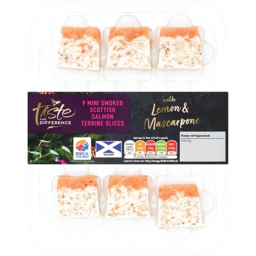 Sainsbury's Mini Ready To Eat Smoked Salmon Terrine Slices Taste the