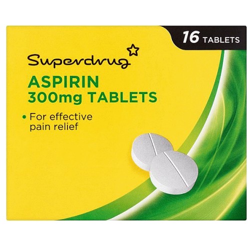 Superdrug Aspirin Tablets (16 x 300mg) Compare Prices & Where To Buy