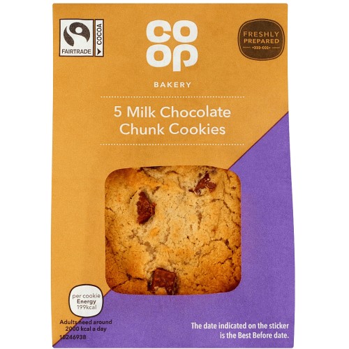 Coop Bakery Milk Chocolate Cookies (5) Compare Prices & Where To Buy