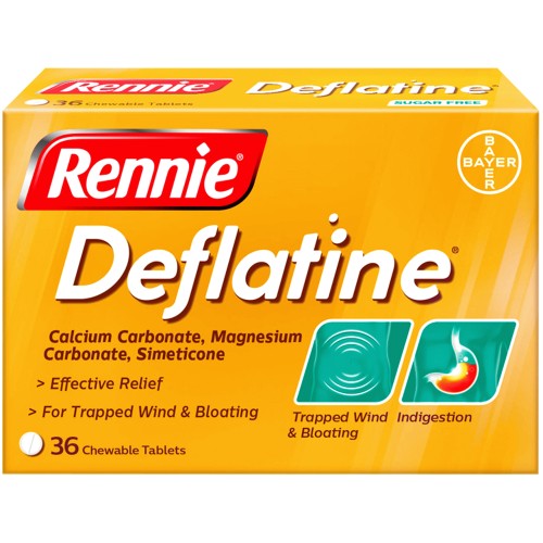 Rennie Deflatine Trapped Wind Relief Tablets 36 Tablets (36) Compare