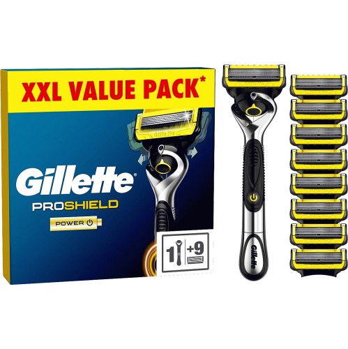 Gillette Proshield Power Men's Razor + 8 Blades Pack Compare Prices