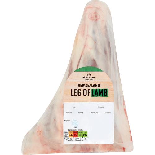 Morrisons Half Leg Of Lamb 850g1.25kg Typically (1.5kg) Compare