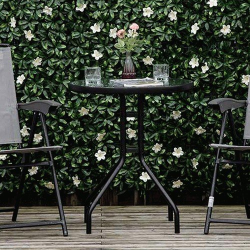 Outsunny Round Glass Bistro Table Compare Prices & Where To Buy