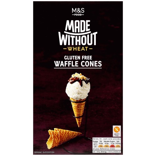 M&S 10 Waffle Cones (120g) Compare Prices & Where To Buy Trolley.co.uk