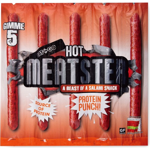 Eat & Go Hot Meatster Salami Snack (5 x 25g) Compare Prices & Where
