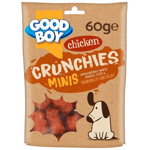 Good Boy Crunchies Mini Chicken Reward Dog Treats (60g) Compare
