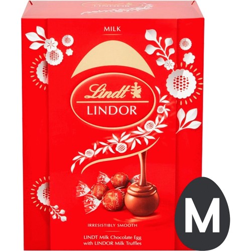 Lindt LINDOR Milk Chocolate Easter Egg (133g) Compare Prices & Where