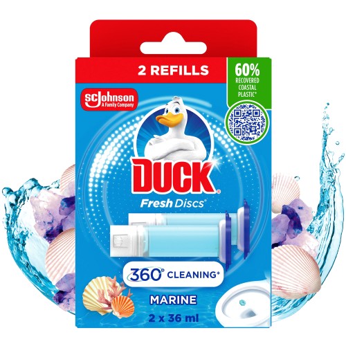 Duck Fresh Discs Lime Duo Refills Toilet Cleaner (2 x 36ml) Compare