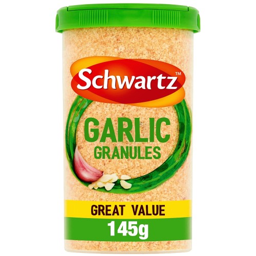Schwartz Garlic Granules Drum (145g) Compare Prices & Where To Buy