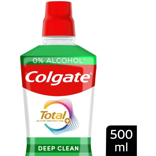 Colgate Total Advanced Deep Clean Mouthwash Alcohol Free (500ml