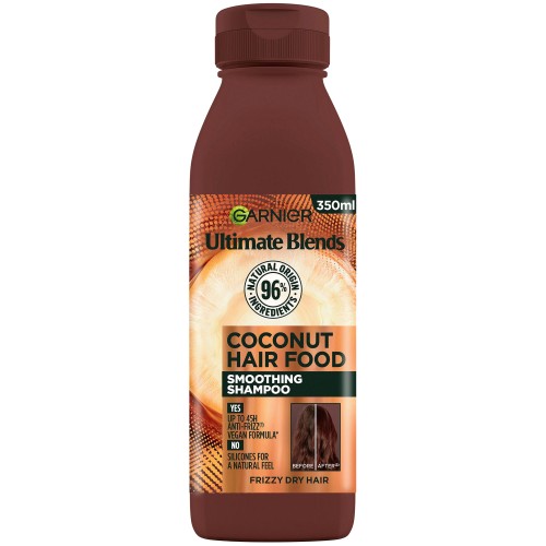 Garnier Ultimate Blends Smoothing Hair Food Coconut & Macadamia Shampoo