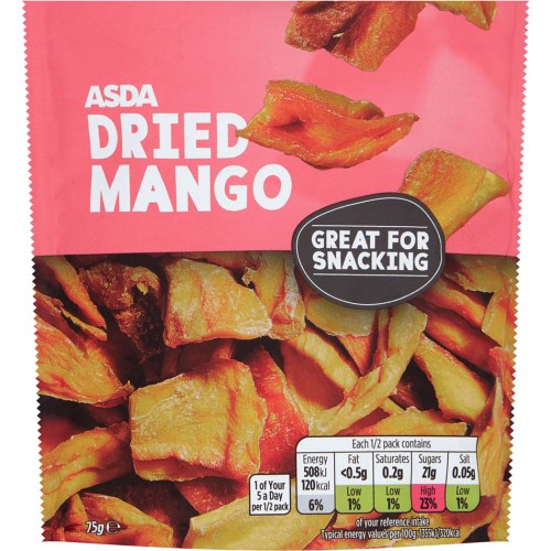 ASDA Dried Mango (75g) Compare Prices & Where To Buy Trolley.co.uk