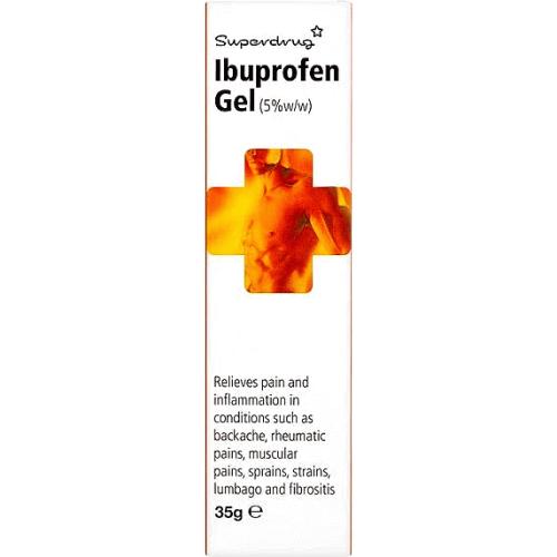 Superdrug Ibuprofen Gel 5 w w (30g) Compare Prices & Where To Buy