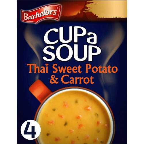 Batchelors Cup A Soup Thai Sweet Potato & Carrot Sachets (4 x 86g) Compare Prices & Where To