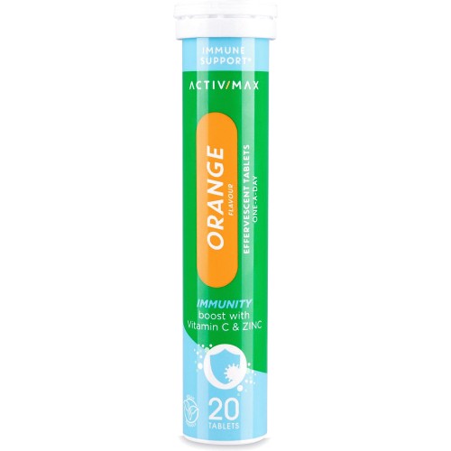 Activmax Oneaday Orange Flavoured Vitamin C + Zinc Effervescent