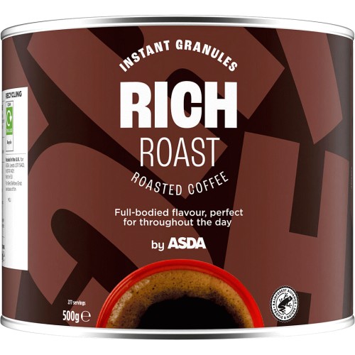 ASDA Instant Granules Rich Roast Roasted Coffee (500g) Compare Prices