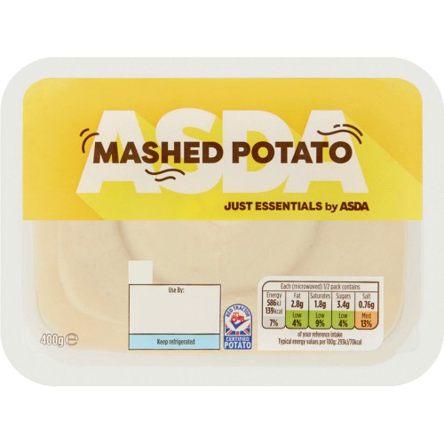 JUST ESSENTIALS by ASDA Mashed Potato (400g) Compare Prices & Where To Buy Trolley.co.uk