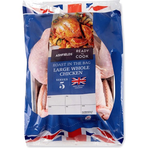 Ashfields British Roast In The Bag Large Whole Chicken (1.65kg