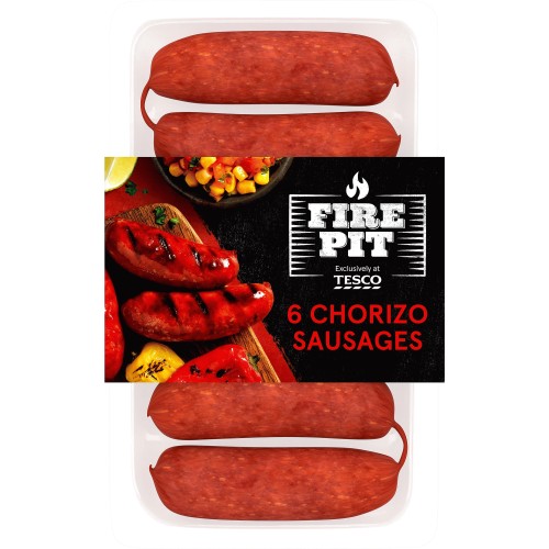 Tesco Fire Pit Chorizo Sausages (6 x 300g) Compare Prices & Where To
