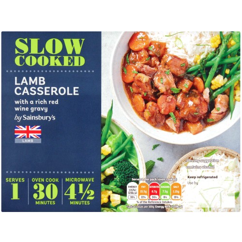Sainsbury's Slow Cooked Lamb Shanks with a Red Wine & Rosemary Gravy (2