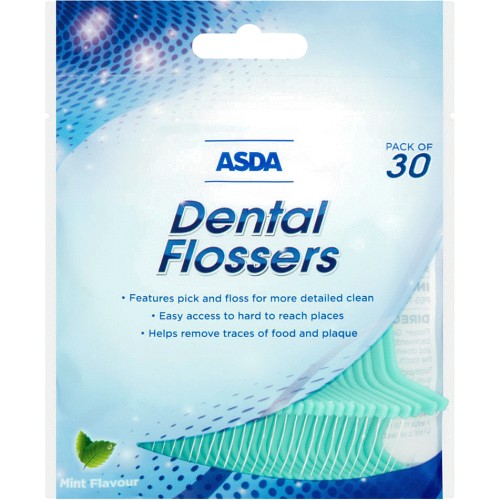 ASDA 30 Dental Flossers Mint Flavour (30) Compare Prices & Where To