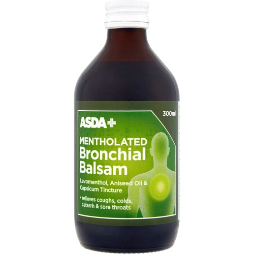 ASDA Mentholated Bronchial Balsam with Menthol & Aniseed (300ml
