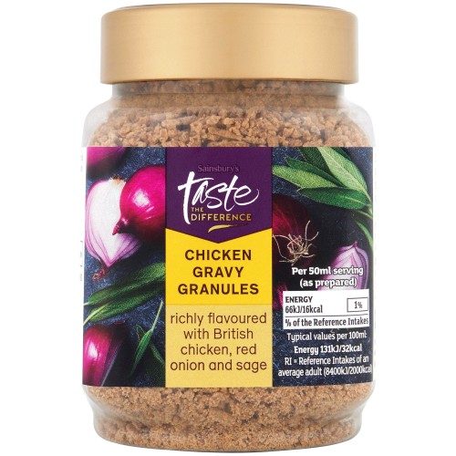 Sainsbury's Chicken Gravy Granules Taste the Difference (200g