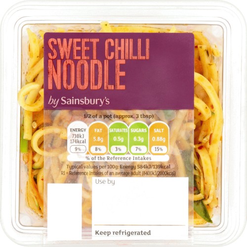 Sainsbury's Sweet Chilli Noodle (250g) Compare Prices & Where To Buy