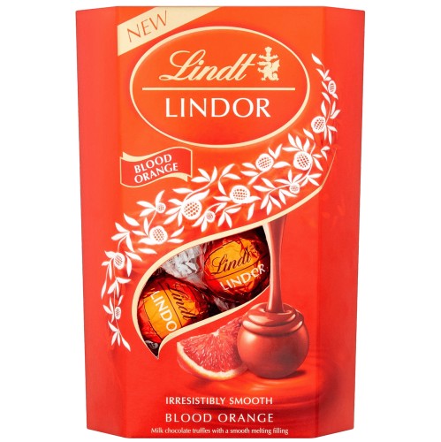 Lindt Lindor Blood Orange Chocolate Truffles Box (200g) Compare
