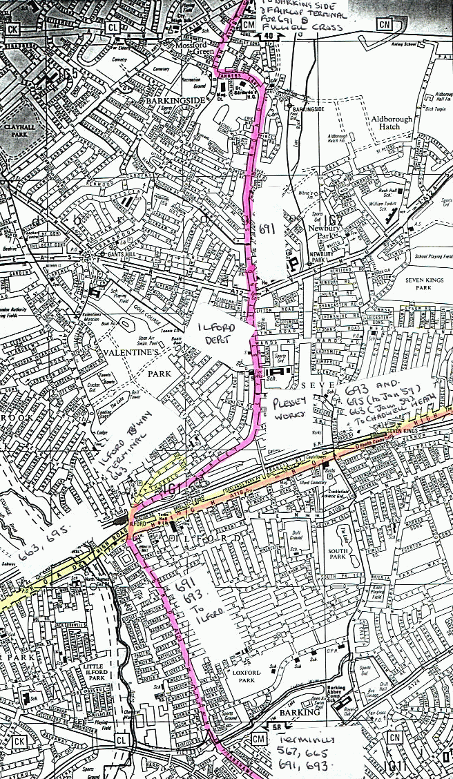 David Bradley Online London Trolleybuses in Ilford Town centre