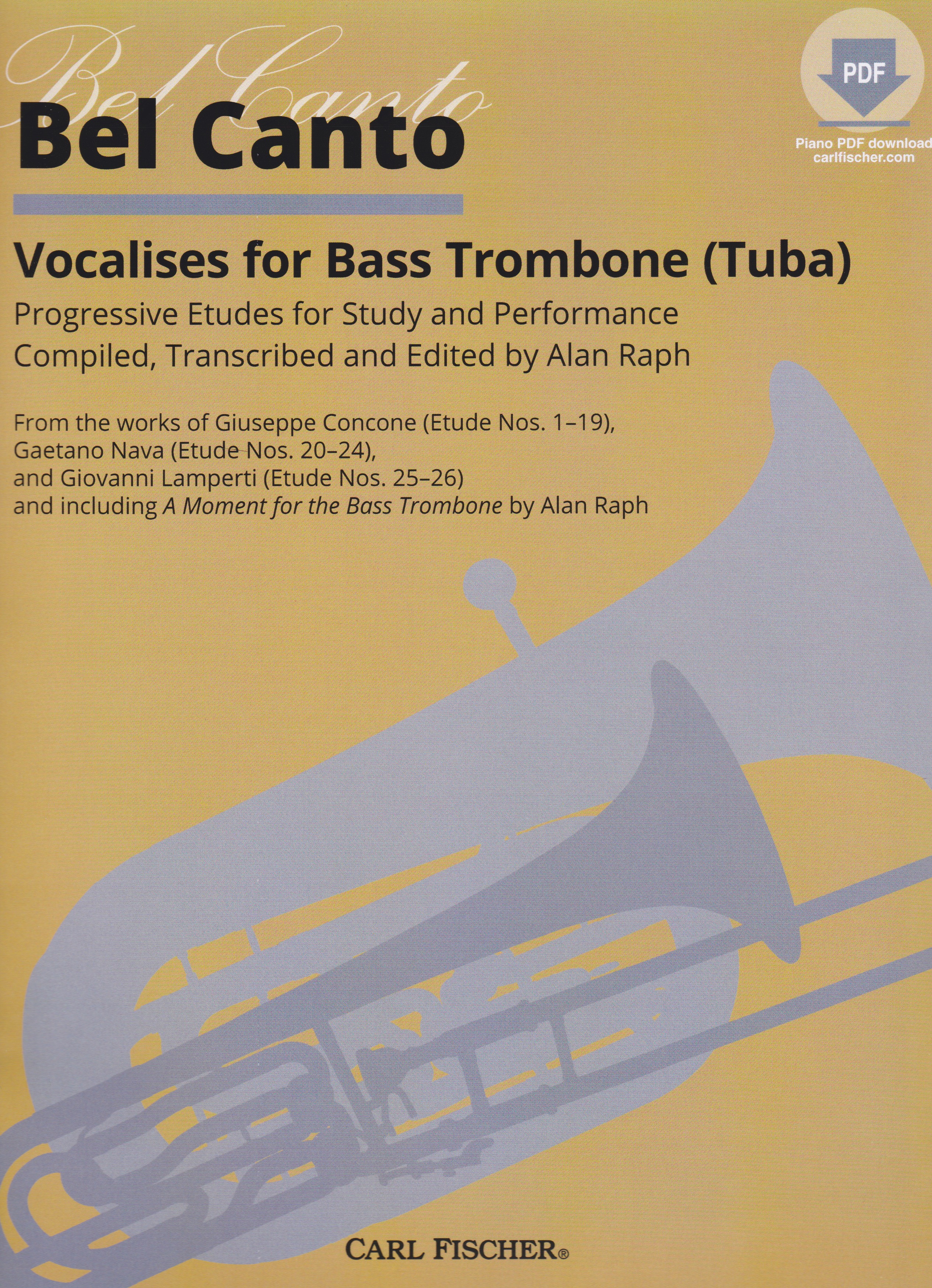 Studies 2 Alto Trombone By Daum Concone Part Sheet.