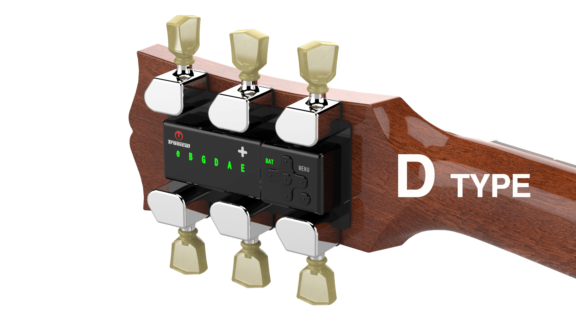 D Type Guitar tuner professional Tronical. full automatic guitar