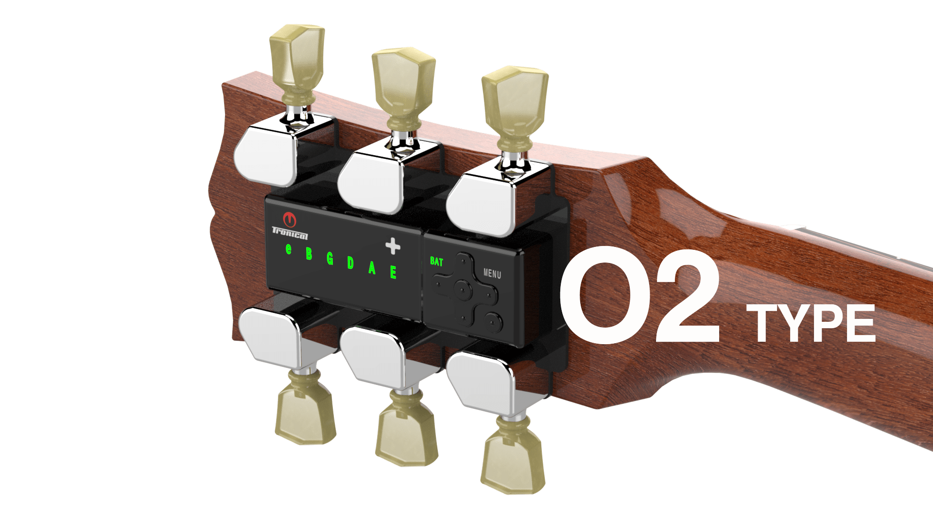 O2 Type guitar tuner professional Tronical. full automatic guitar