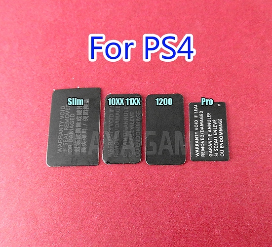 Take caution of these fake warranty stickers PS4 Original TronicsFix