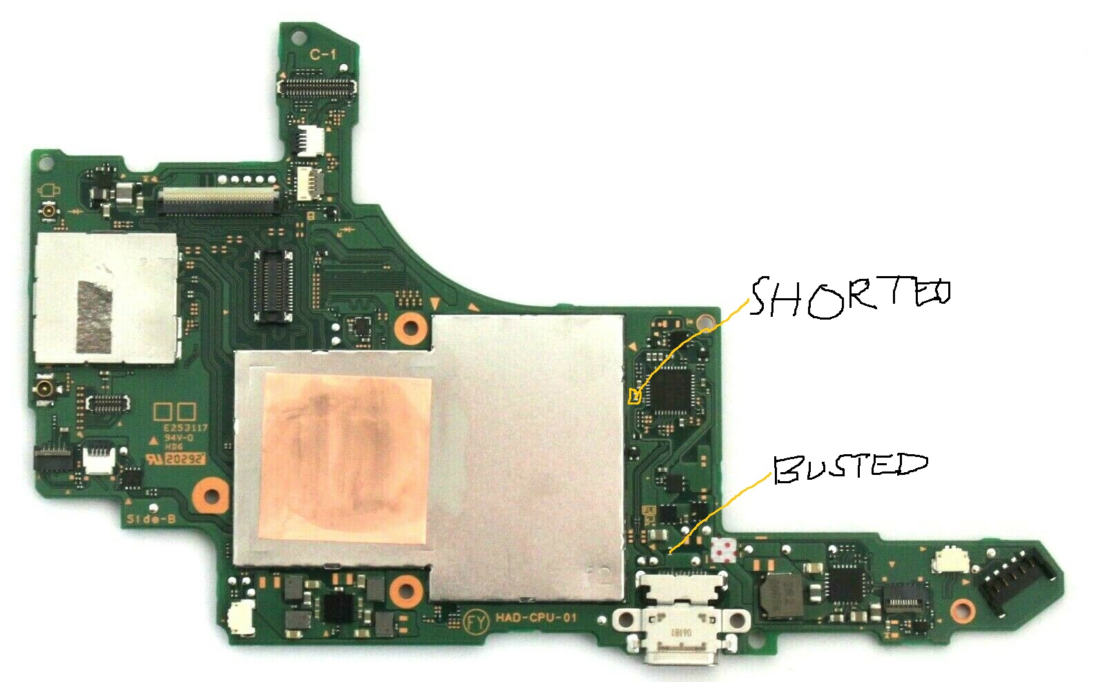 Mariko v2 switch Booting up. Not charging. need advise Nintendo