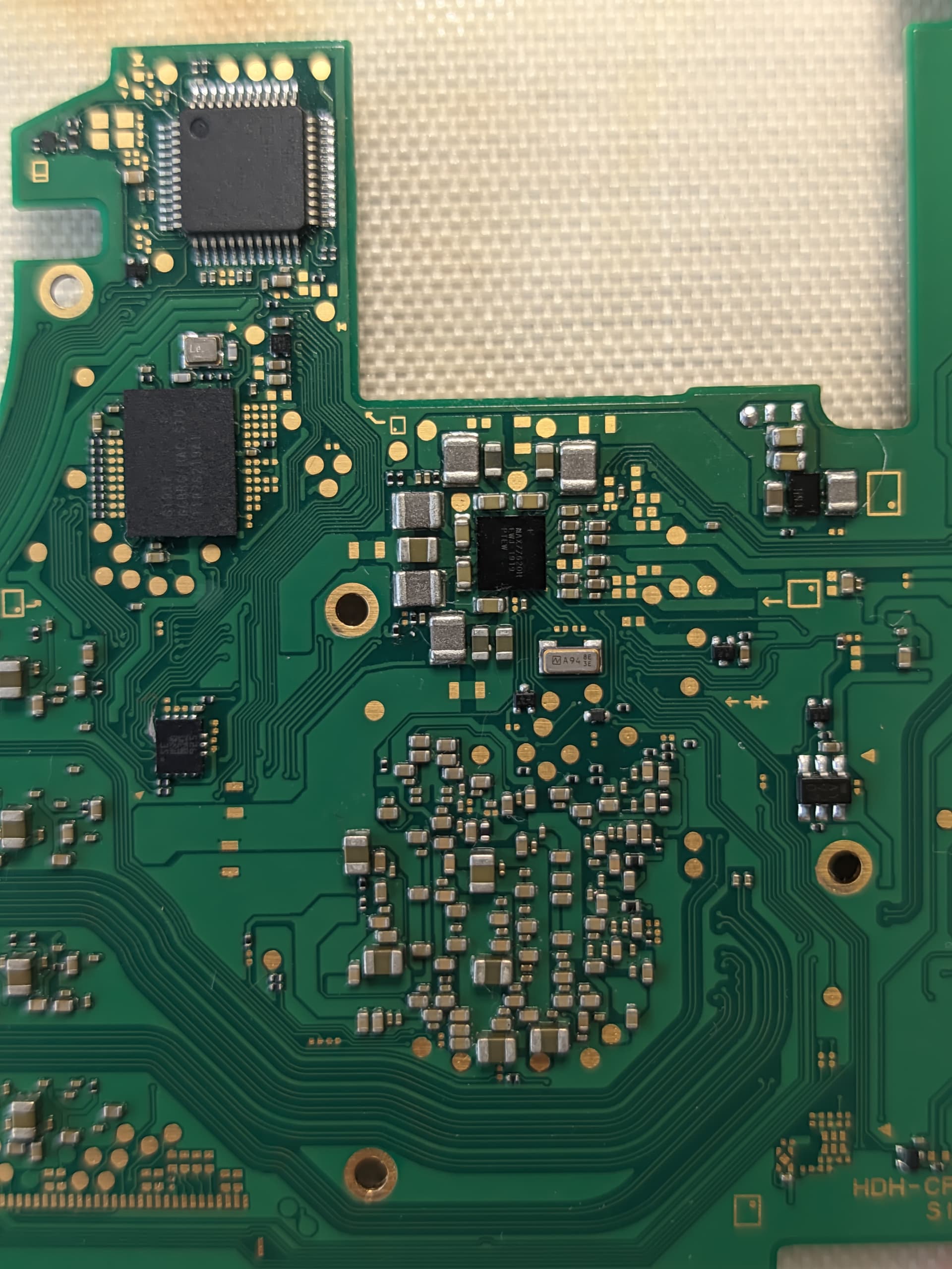 Switch lite battery drain, 1.8v rail shorted Nintendo Switch Lite