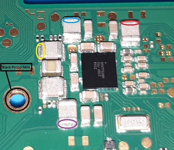 Dead switch, 15V 0.5A, BQ replaced and short around MAX77 Nintendo