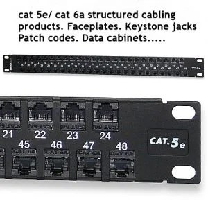 48 Port Patch Panels CAT 5e/6a | Tronik Gadgets Store