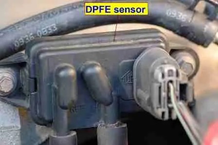 P1401 – DPFE Sensor Circuit High (Ford) – TroubleCodes.net