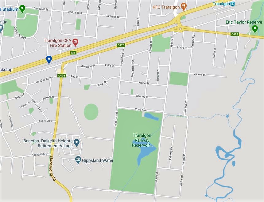 Location Traralgon Railway Reservoir Conservation Reserve