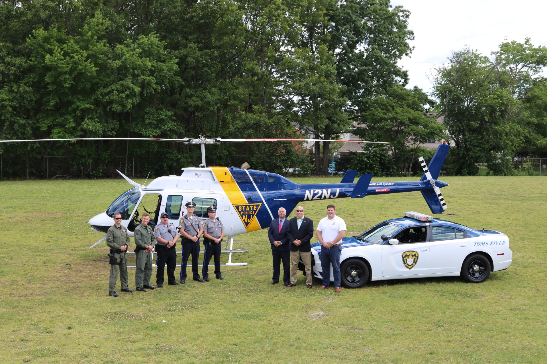 NJ State Police Bring Helicopter, Fun to East Dover Toms River