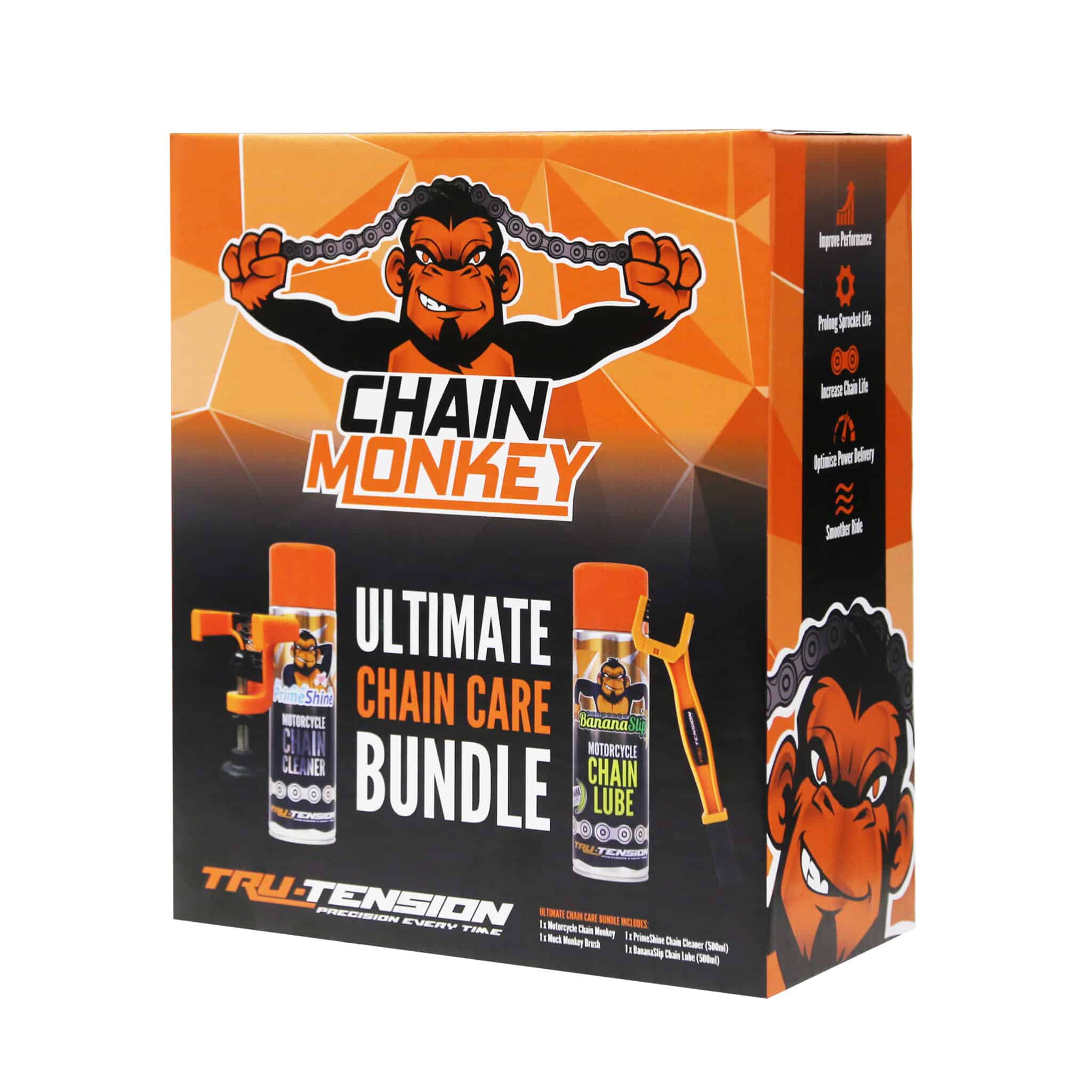 Chain Monkey Bundle TruTension USA Motorcycle Chain Maintenance