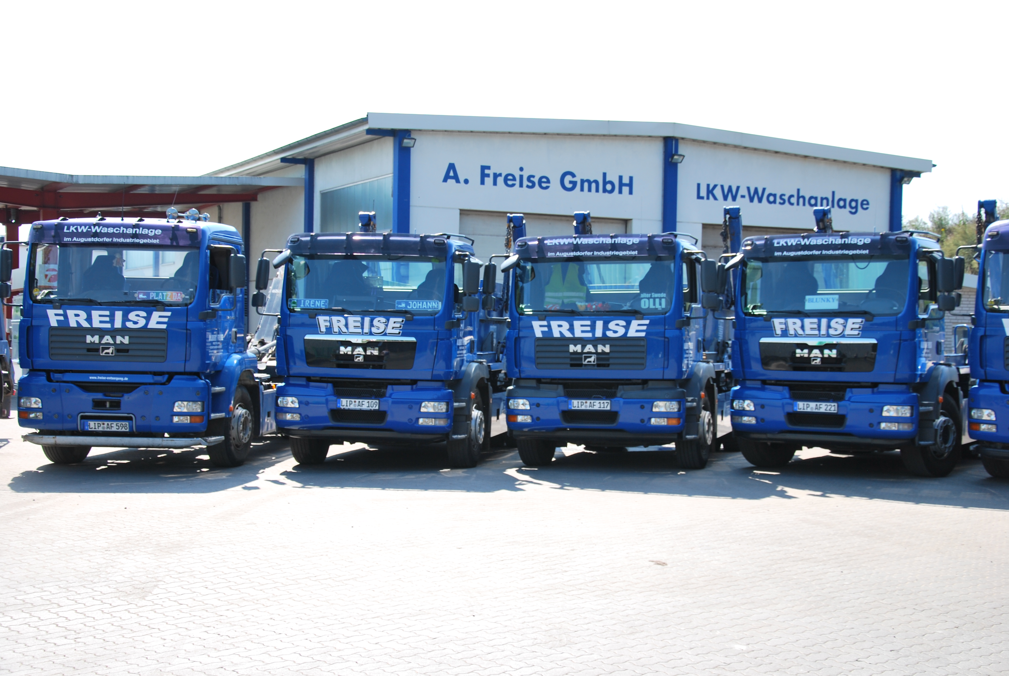 LKWWaschanlage und Wohnwagenwaschanlage Albert Freise