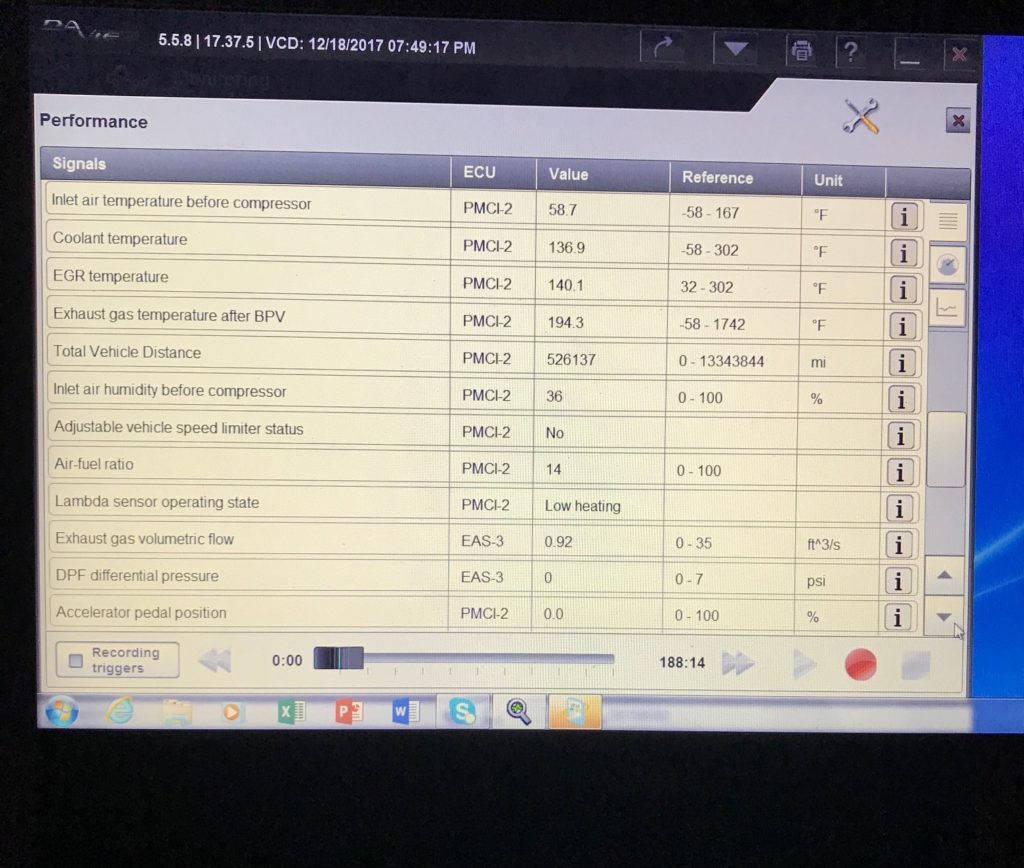 PACCAR Davie 4 Engine Diagnostic Software