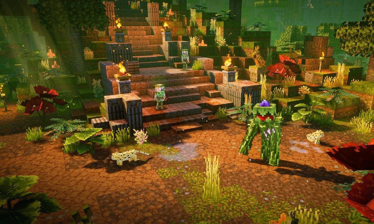 Minecraft Dungeons Jungle Awakens DLC launches next week alongside free