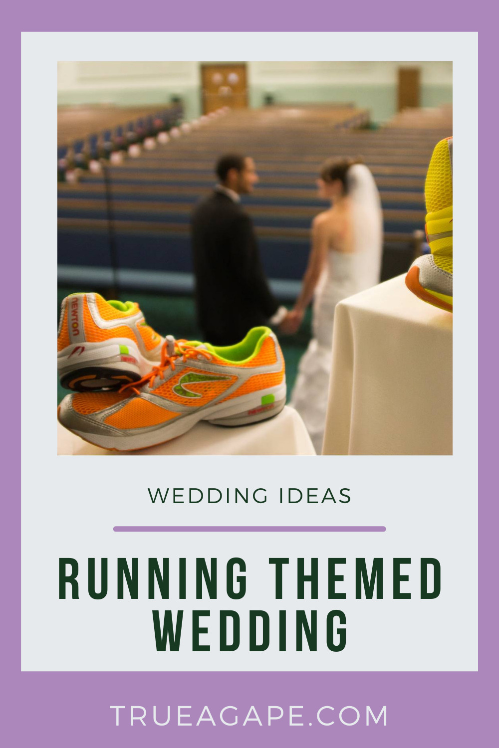 Running Themed Wedding