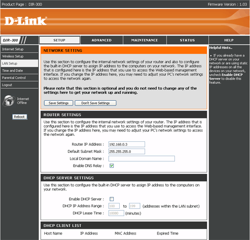 TrueCafe. Friendly Cafe Software. Documentation. Setup DLink