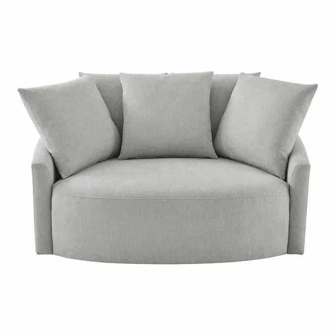 Thomasville Fabric Sofa And Pushback Recliner Baci Living Room