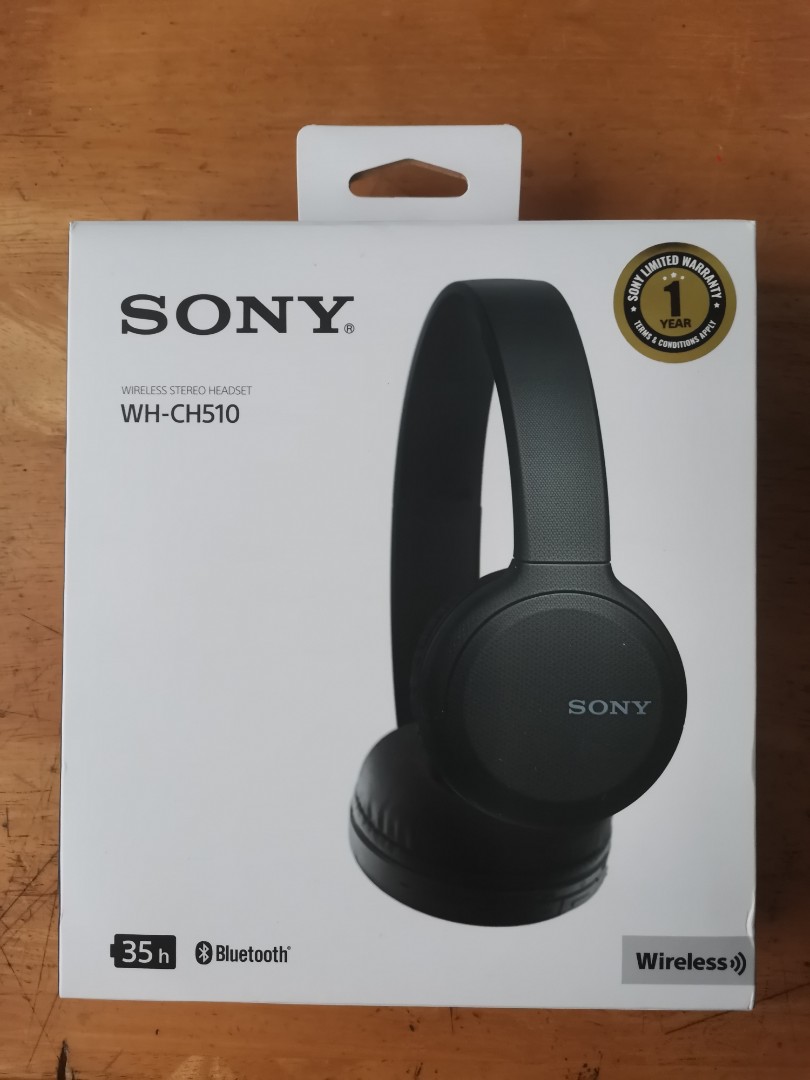 Sony WhCh510 Bluetooth Wireless On Ear Headphones Without Mic UpTo